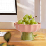 Maxbell Creative Fruit Storage Rack Sundries Key Organizer Basket Home Party Table Pink
