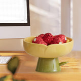 Maxbell Creative Fruit Storage Rack Sundries Key Organizer Basket Home Party Table Yellow