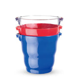 Maxbell Ice Bucket Wine Beer Bucket Plastic Tub Clear for Beer Bottles Families
