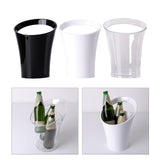 Maxbell Portabl Ice Bucket 3.2L Beverage cooler with Handle for Hotel KTV Black