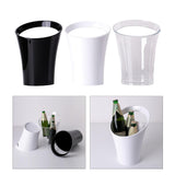 Maxbell Portabl Ice Bucket 3.2L Beverage cooler with Handle for Hotel KTV Black
