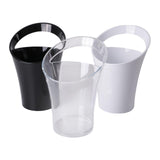 Maxbell Portabl Ice Bucket 3.2L Beverage cooler with Handle for Hotel KTV White