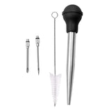 Maxbell Stainless Steel Turkey Seasoning Tool Manual Pump for Black