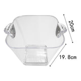 Maxbell High Capacity Transparent Portable for Bars night Supplies