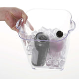 Maxbell High Capacity Transparent Portable for Bars night Supplies