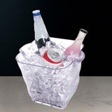 Maxbell High Capacity Transparent Portable for Bars night Supplies