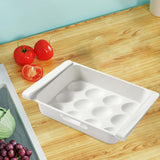 Maxbell Fridge Organizer Shelf Pull Out Organiser Durable for Home Freezer Kitchen