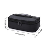 Maxbell Portable Insulated Lunch Box Leakproof Tote Bag for Picnic Office Work Black