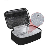 Maxbell Portable Insulated Lunch Box Leakproof Tote Bag for Picnic Office Work Black