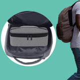 Maxbell Portable Insulated Lunch Box Leakproof Tote Bag for Picnic Office Work Gray