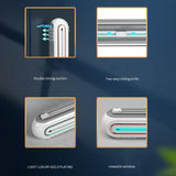 Maxbell Food Wrap Dispenser Cutter Reusable Aluminum Foil Wall Baking Parchment White