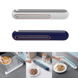 Maxbell Food Wrap Dispenser Cutter Reusable Aluminum Foil Wall Baking Parchment White