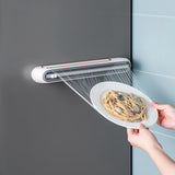 Maxbell Food Wrap Dispenser Cutter Reusable Aluminum Foil Wall Baking Parchment White