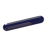 Maxbell Food Wrap Dispenser Cutter Reusable Aluminum Foil Wall Baking Parchment Blue