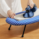 Maxbell Ironing Board Cuffs Collars Ironing Foldable for Household Apartment Travel Blue