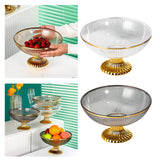 Maxbell Decorative Pedestal Bowl Dessert Display Stand Kitchen Countertop Home Gray