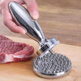 Maxbell Meat Tenderizer Stainless Steel Convenient Curved Handle for Nuts