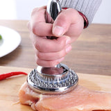 Maxbell Meat Tenderizer Stainless Steel Convenient Curved Handle for Nuts