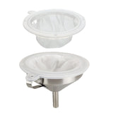 Maxbell Food Grade Food Filter Strainer with 200 Mesh and 100 Mesh for Transferring