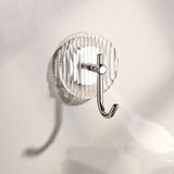 Maxbell Acrylic Paste Hook Heavy Duty Stable for Living Room Kitchen Bedroom Silver