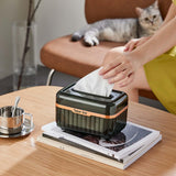 Maxbell Tissue Case Water Proof Multipurpose Built in Spring for Home Office Green