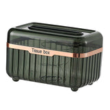 Maxbell Tissue Case Water Proof Multipurpose Built in Spring for Home Office Green