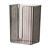 Maxbell Wall Mounted Tissue Box Tissue Paper Case for Smooth Surface Kitchen Home Brown