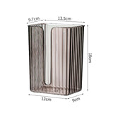 Maxbell Wall Mounted Tissue Box Tissue Paper Case for Smooth Surface Kitchen Home Brown