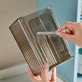 Maxbell Wall Mounted Tissue Box Tissue Paper Case for Smooth Surface Kitchen Home Brown