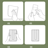 Maxbell Wall Mounted Tissue Box Tissue Paper Case for Smooth Surface Kitchen Home Brown