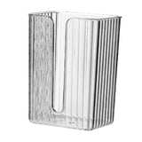 Maxbell Wall Mounted Tissue Box Tissue Paper Case for Smooth Surface Kitchen Home White