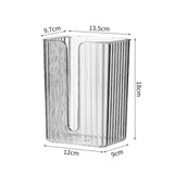 Maxbell Wall Mounted Tissue Box Tissue Paper Case for Smooth Surface Kitchen Home White