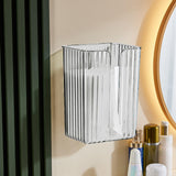 Maxbell Wall Mounted Tissue Box Tissue Paper Case for Smooth Surface Kitchen Home White