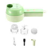 Maxbell Electric Vegetable Slicer Veggie Chopper Masher for Chili Potato Cowpea