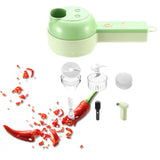 Maxbell Electric Vegetable Slicer Veggie Chopper Masher for Chili Potato Cowpea