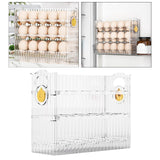 Maxbell Kitchen Fridge Egg Container 3 Layer Egg Fresh Storage Box Sturdy Reusable Transparent