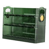 Maxbell Kitchen Fridge Egg Container 3 Layer Egg Fresh Storage Box Sturdy Reusable Green