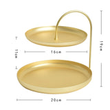 Maxbell Jewelry Tray Decorative Tray Vanity Tray for Dresser Desktop Decoration