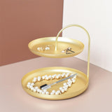 Maxbell Jewelry Tray Decorative Tray Vanity Tray for Dresser Desktop Decoration