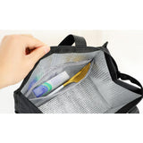 Maxbell Cooler Lunch Box Lunch Bags Case Insulated Reusable Teen Travel L Black
