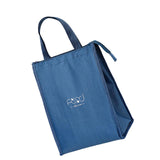 Maxbell Cooler Lunch Box Lunch Bags Case Insulated Reusable Teen Travel L Blue