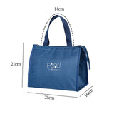 Maxbell Cooler Lunch Box Lunch Bags Case Insulated Reusable Teen Travel S Blue