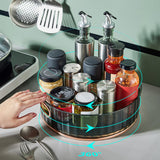 Maxbell 360 Degree Rotating Spice Rack Organizer Countertop Storage Box Easily Wash