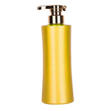 Maxbell Soap Dispenser Lotion Bottle Shampoo Bottle Refillable Pump Restroom Yellow