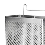 Maxbell Kitchen Utensil Chopsticks Drain Holder with Hooks Steel for Restaurant B