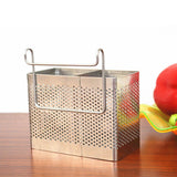 Maxbell Kitchen Utensil Chopsticks Drain Holder with Hooks Steel for Restaurant B