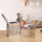 Maxbell Kitchen Utensil Chopsticks Drain Holder with Hooks Steel for Restaurant B