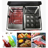 Maxbell Portable Delivery Insulation Bag Reusable Carrier for camping restaurants 48L