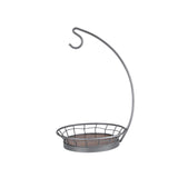 Maxbell Iron Banana Holder Counter Top Stand with Fruit Bowl Egg Holder Fruit Stand