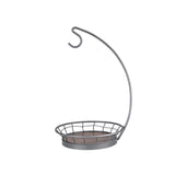 Maxbell Iron Banana Holder Counter Top Stand with Fruit Bowl Egg Holder Fruit Stand
